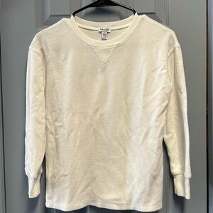 Splendid Cream Crewneck Sweater